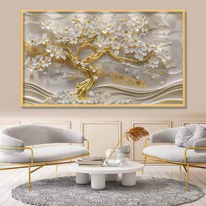 تابلو نقاشی سه بعدی برای خلق دکوراسیونی تماشایی